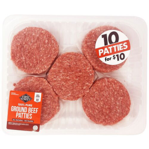 FS 80/20 Ground Beef Patties 4/1